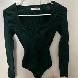 Abercrombie sweater bodysuit